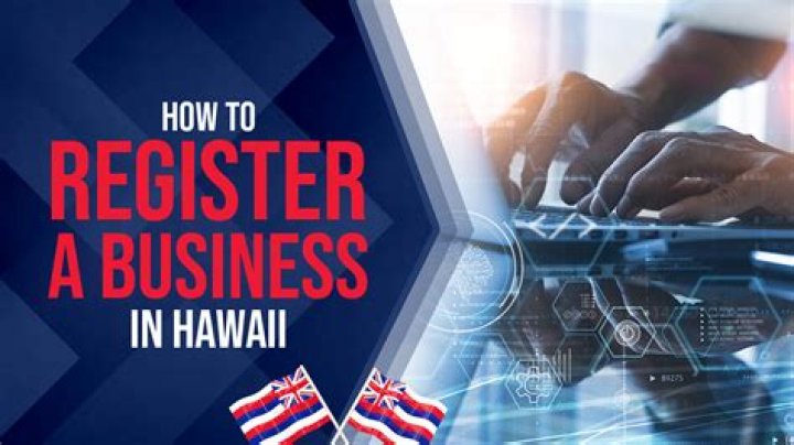 How much does it cost to register a business in Hawaii?