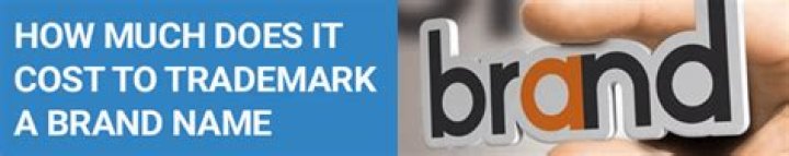 How much does it cost to trademark a name?