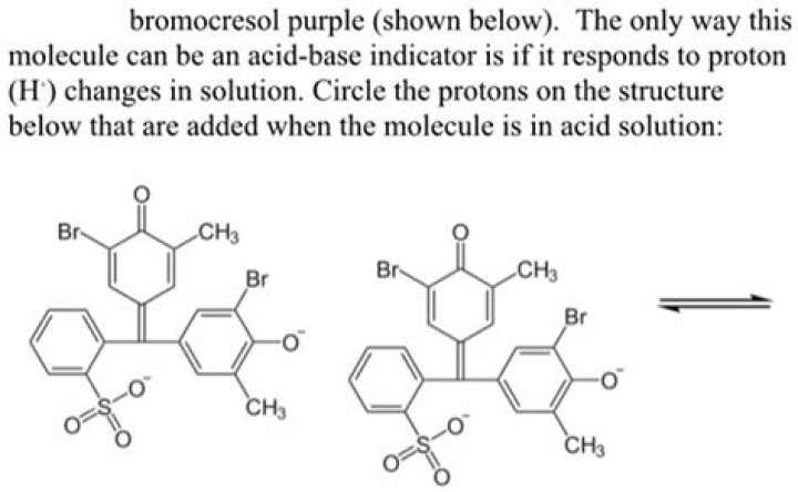 Is bromocresol purple an acid or base?