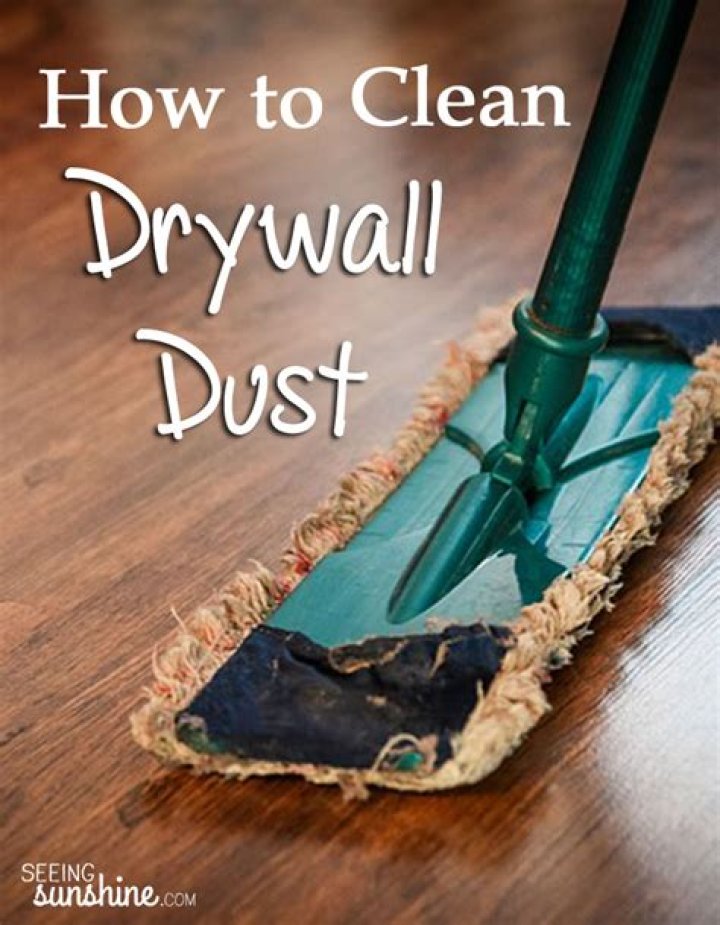 What's the best way to clean drywall dust?
