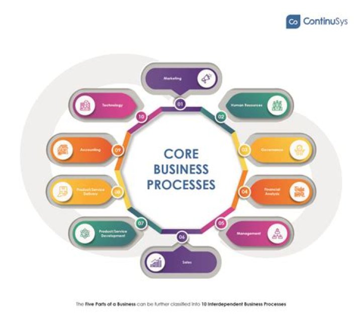 What are processes in a business?