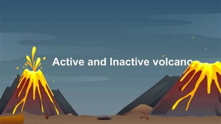What are the active and inactive volcano?