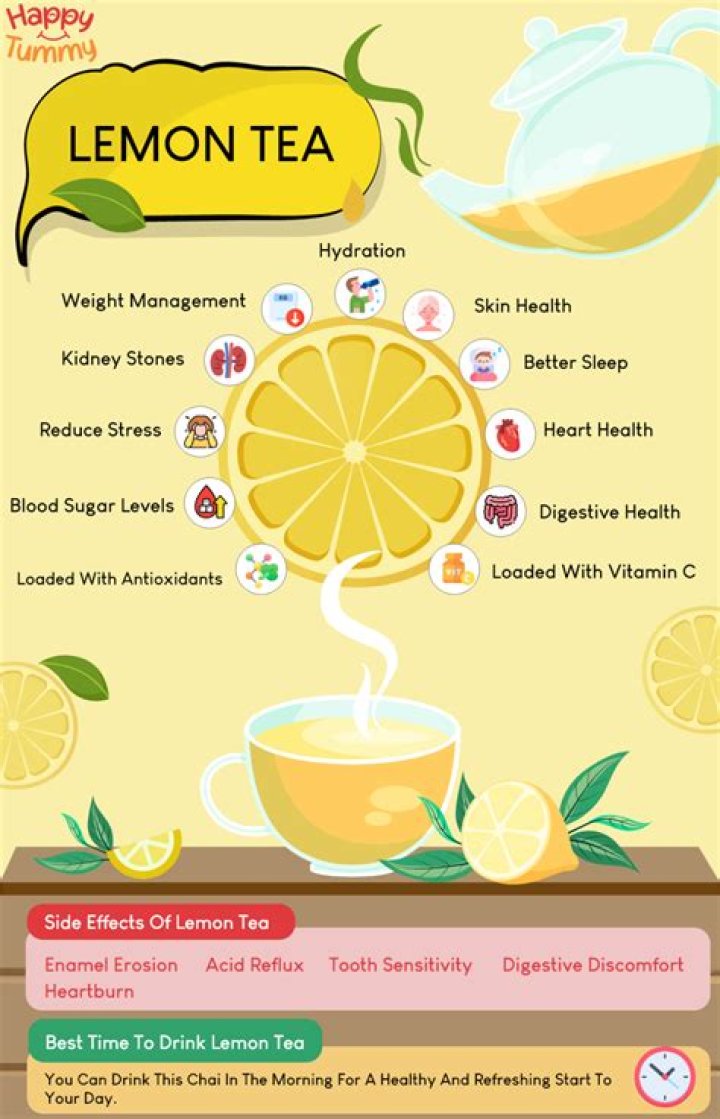What are the advantages of lemon tea?
