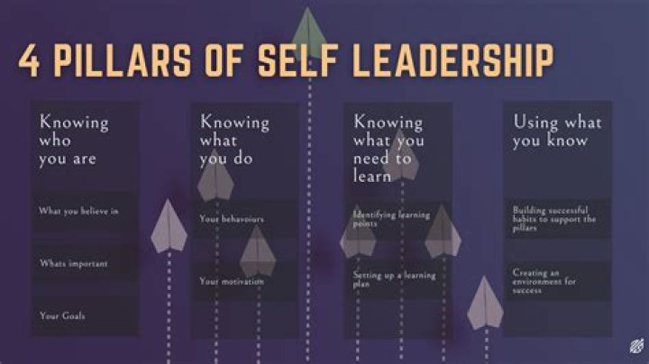 What are the four pillars of self leadership?