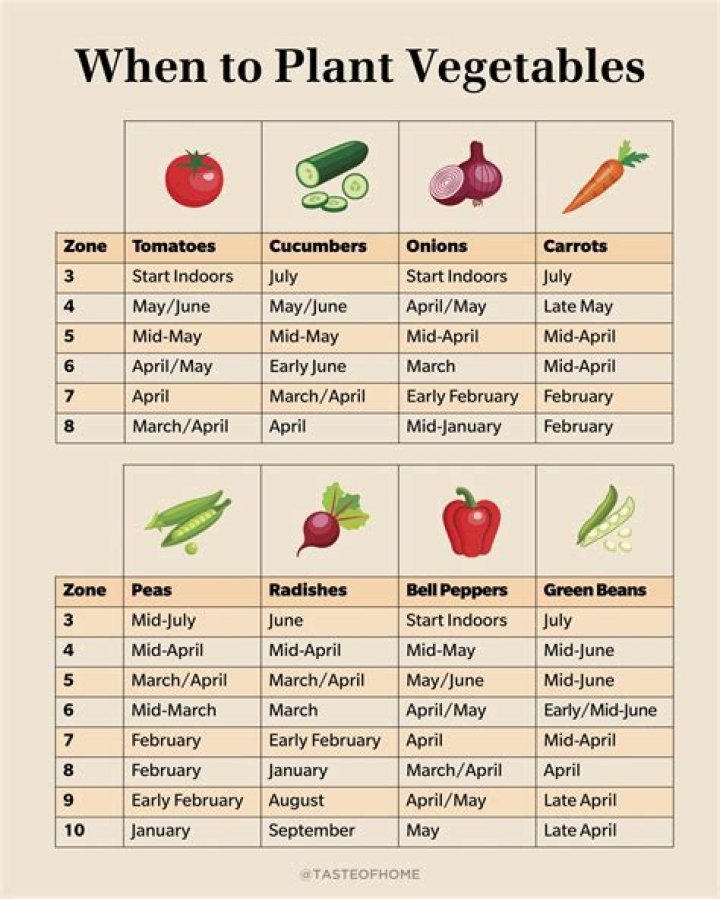 What can I plant in early May?