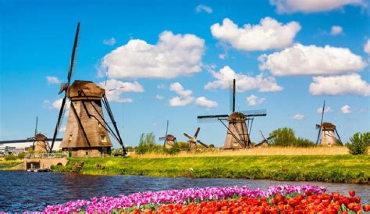 What country is famous for its tulips and windmills?