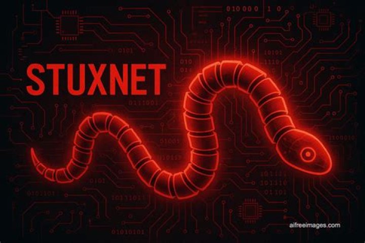 What did the Stuxnet worm do?