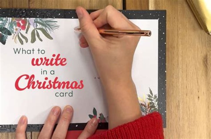 What do you write in a Christmas card to your sister?