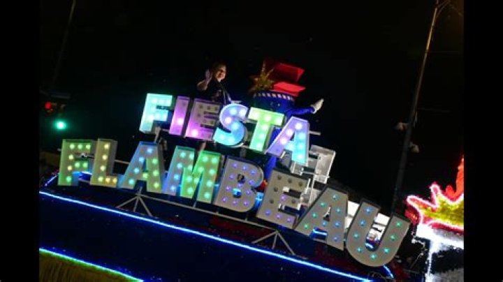 What does Fiesta Flambeau mean?