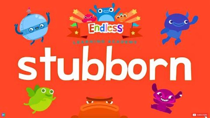 What does stubborn mean for kids?