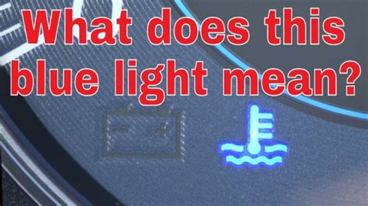 What does the blue light in my Mazda mean?