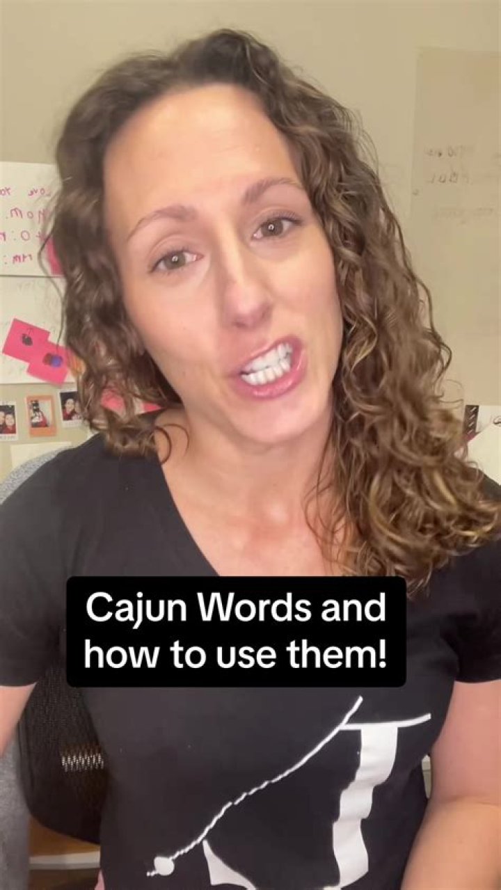 What does the Cajun word Sha mean?