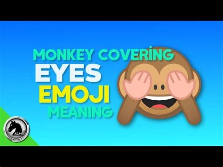 What does the monkey covering his eyes emoticon mean?