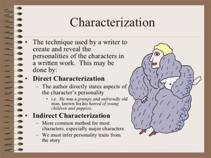 What is characterization as a literary element?