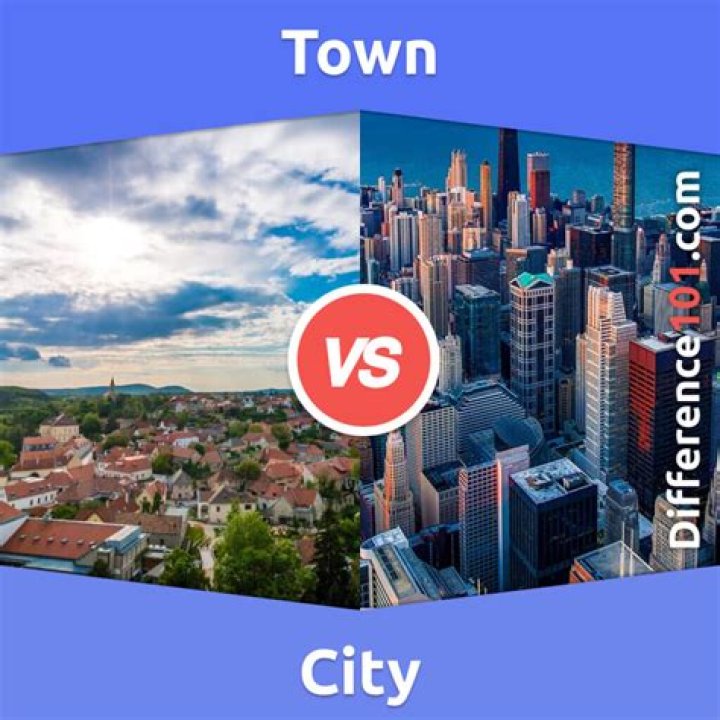 What is considered a town?