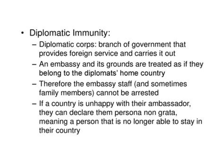 What is diplomatic immunity courier service?