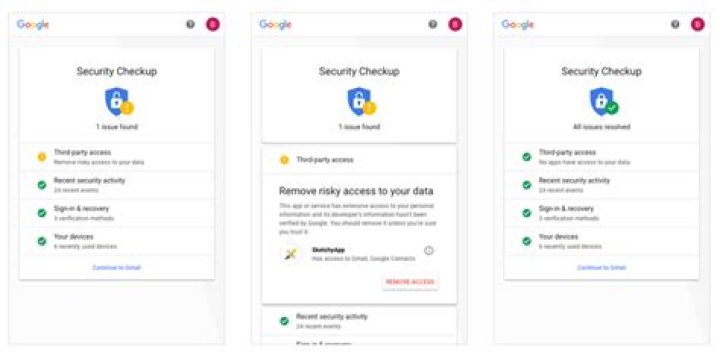 What is Google security alert?