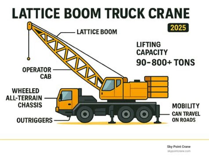 What is lattice boom crane?