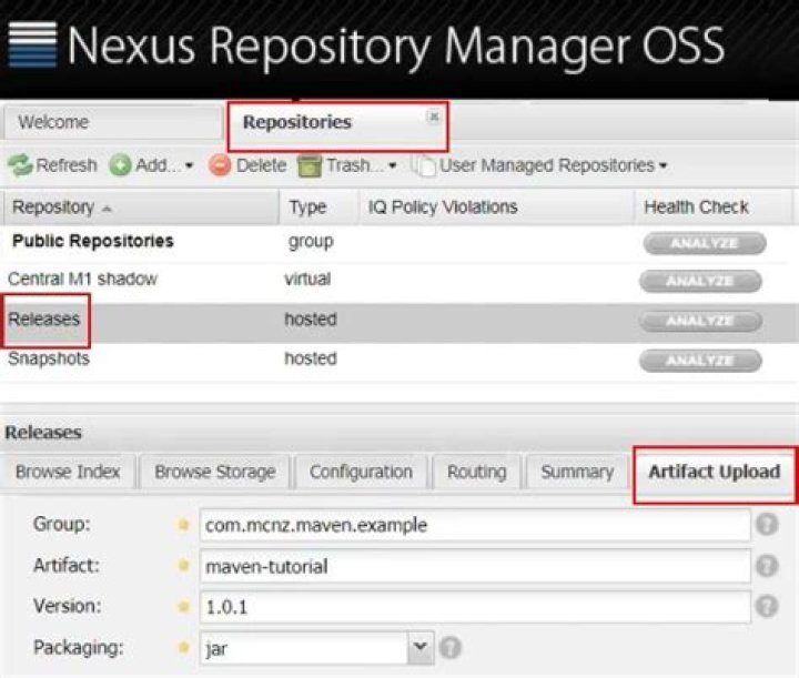 What is Nexus repository used for?