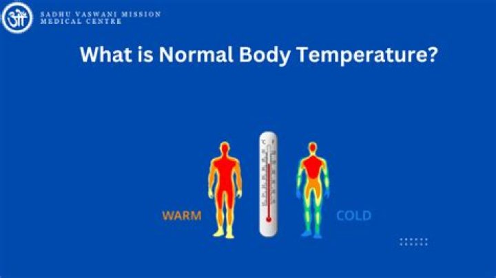 What is normal body temperature in evening?