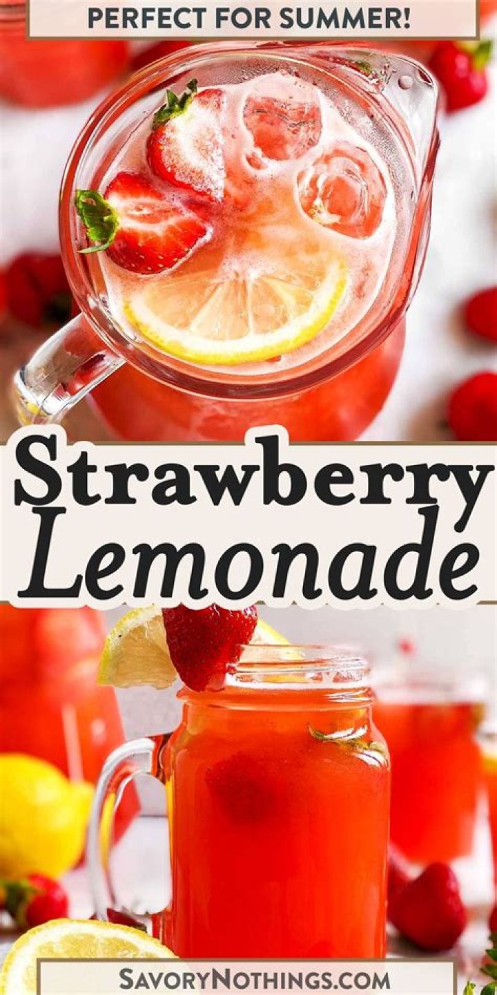 What is strawberry lemonade made of?