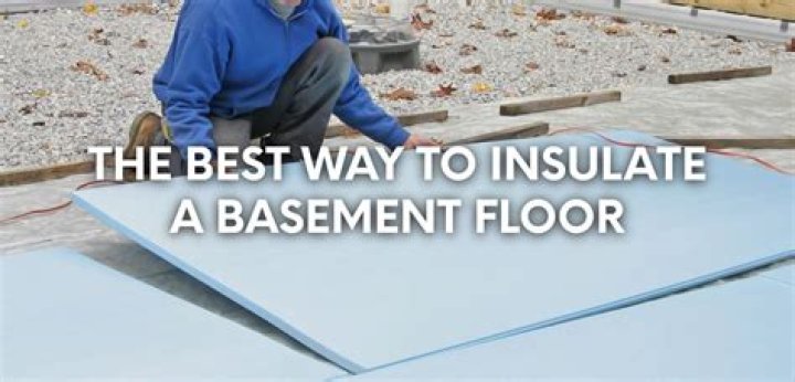 What is the best way to insulate a concrete floor?