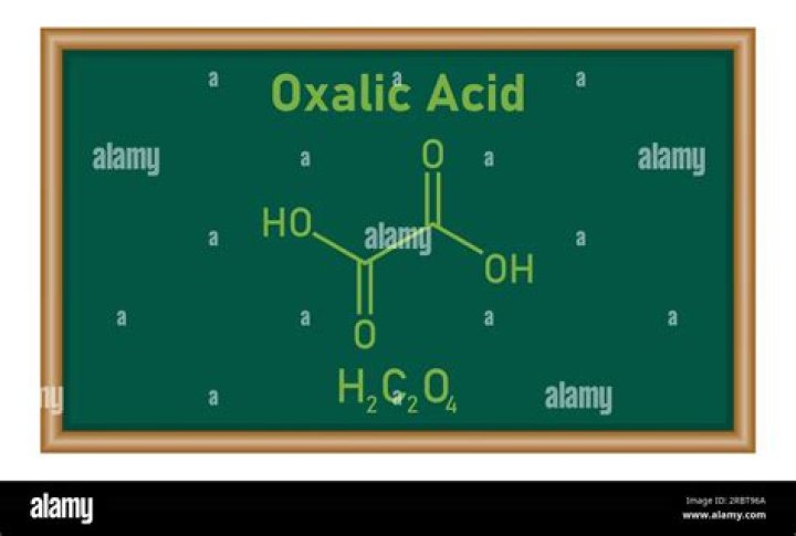 What is the chemical name of oxalic acid?