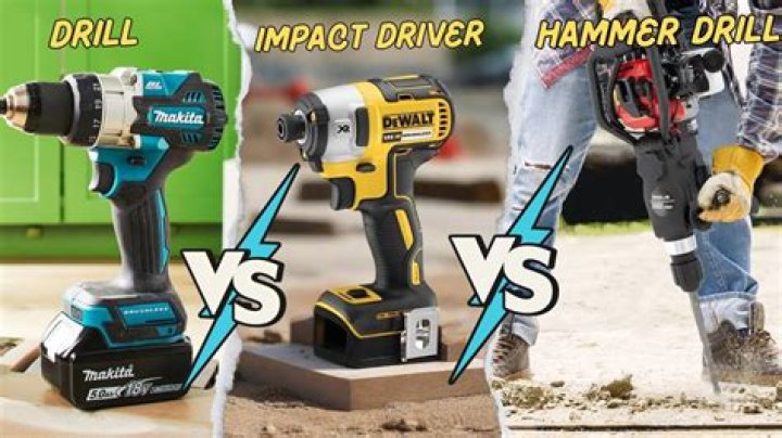 What is the difference between impact drill and regular drill?