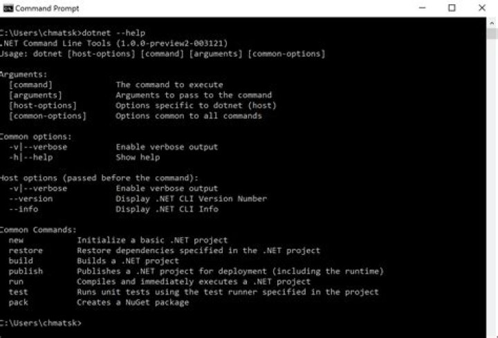 What is the dotnet command?