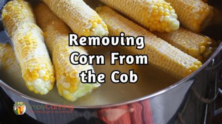 What is the easiest way to cut corn off the cob?