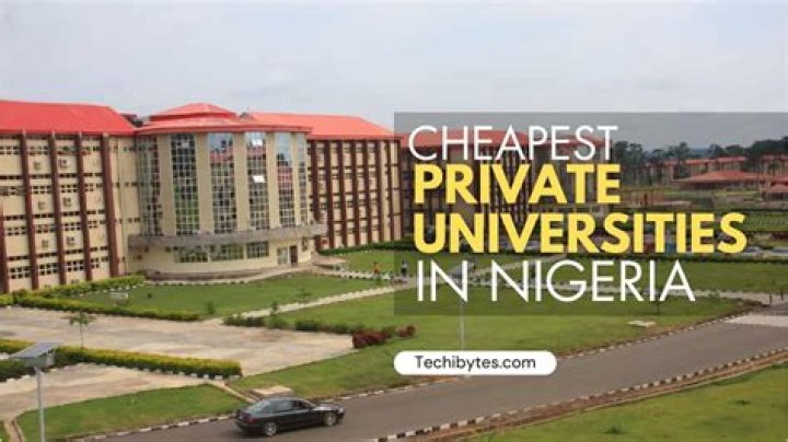 What is the name of the cheapest university in Nigeria?