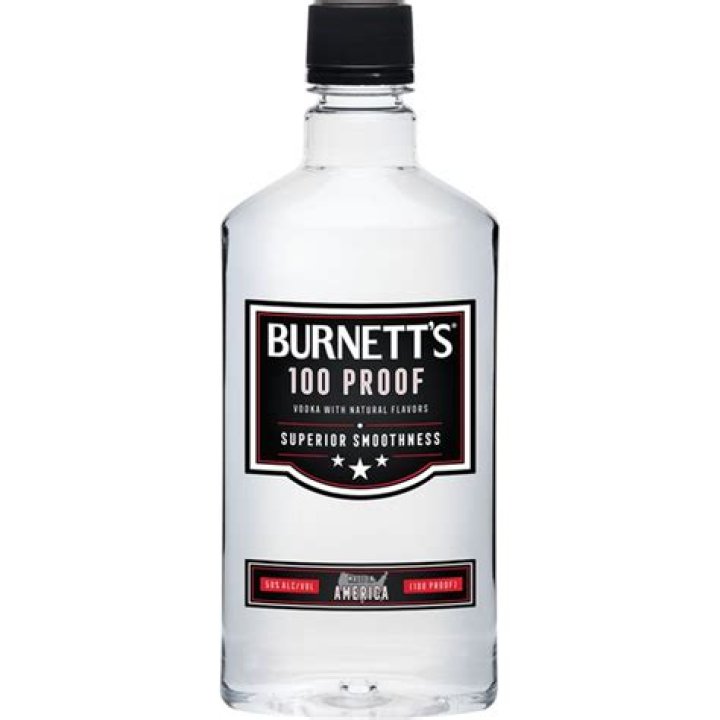 What is the proof of Burnett's Vodka?