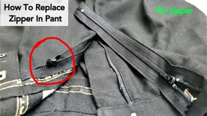 What is the purpose of a zipper on pants?
