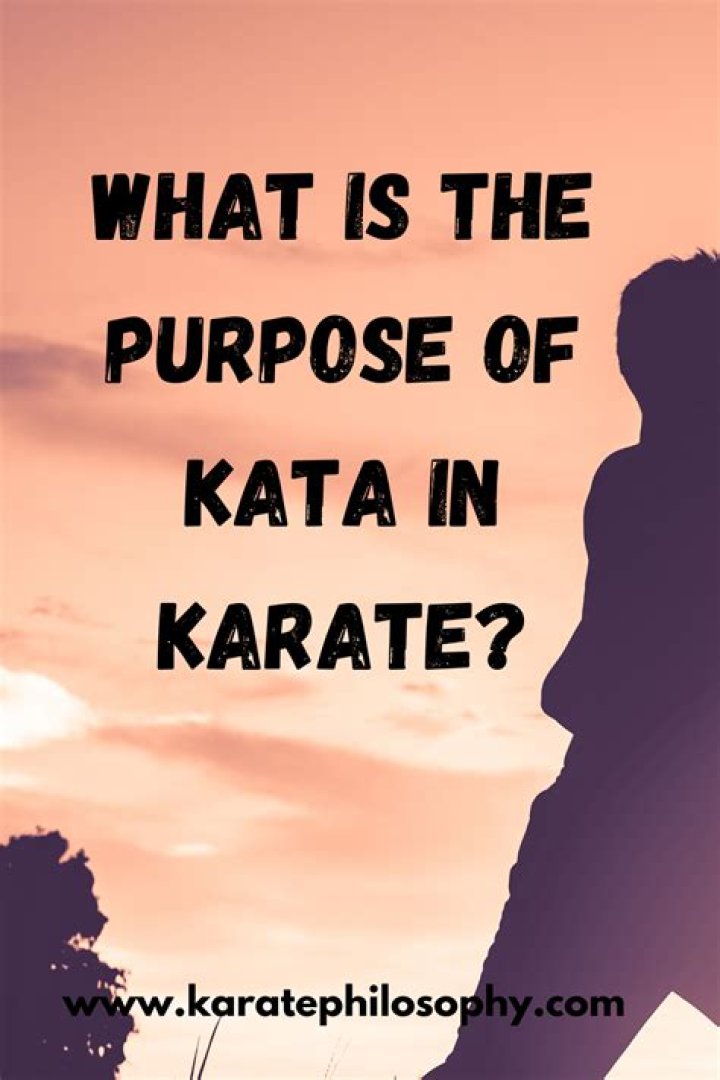 What is the purpose of kata?