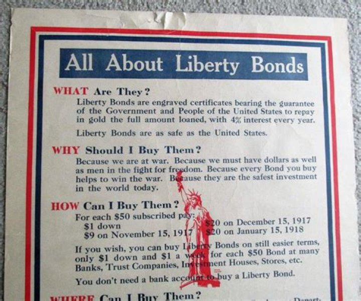 What were Liberty Bonds used for?