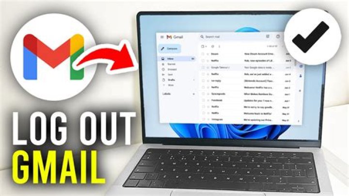 Where is the Gmail logout button?