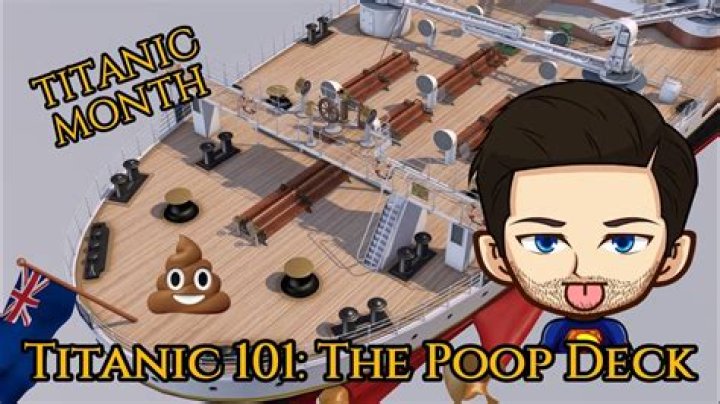 Where is the poop deck on the Titanic?