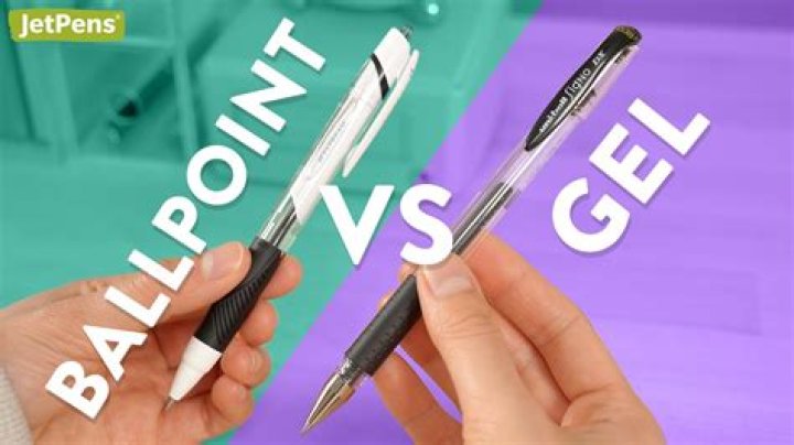 Why are gel pens better?